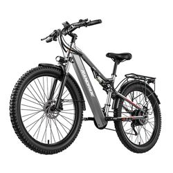 RANDRIDE YG90 27,5 tums elcykel, 1000W motor, 48V 17Ah batteri, hastighet 45 km/h, 50 km räckvidd, hydraulisk broms-elcykel