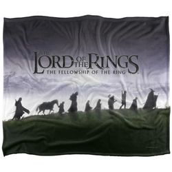 Lord Of The Rings Fellowship Silhouette Blanket