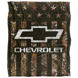Chevrolet Camo Logo Blanket