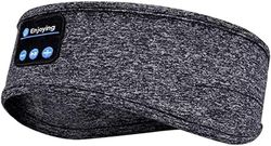 Auledio Bluetooth-sovhörlurar med sportpannband som är tunnt, mjukt, elastiskt och bekvämt
