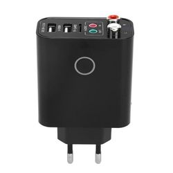 VINGVO Bluetooth-adapter 2 i 1 Bluetooth 5.0-mottagare, sändare, trådlös ljudadapter, app-kontroll, 110-240V (fjärrkontroll)