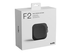 Sudio F2 - Högtalare - för bärbar användning - trådlös - Bluetooth - 40 Watt - svart