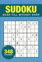 Sudoku : svår till mycket svår