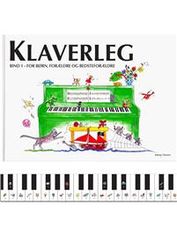 Klaverleg bind 1 - for børn, forældre og bedsteforældre (grøn)
