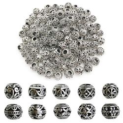 INF Vintage Alloy Spacer Beads for DIY Jewelry Making - 10pcs