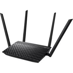Trådlös router - ASUS - RT-AC1200 v.2 - Dual Band 1200 Mbps AC Wi-Fi-router med 4 externa antenner, 5 Ethernet-portar