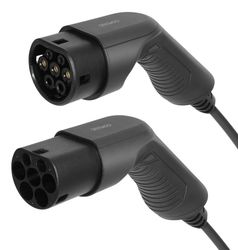 DELTACO e-Charge ladekabel for elbil type 2 plugg - 16A - 3,6 kW - 3 meter