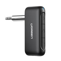 Audio lydmodtager til bil Bluetooth 5.0 AUX mini jack sort