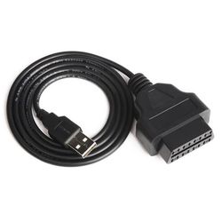 OBD2 hunn til USB-kabel - 1 meter diagnostisk adapterkabel