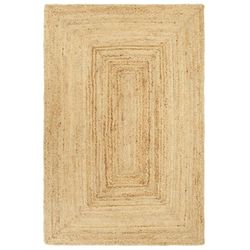 vidaXL håndlavet gulvtæppe 200x300 cm jute
