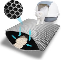 Kattströmatta för Kattoalett, Flera Storlekar, Halkfri, Lätt att Rengöra