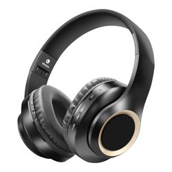Kraftfulle bluetooth stereoheadset - Svart sammenfoldbart