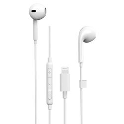 eSTUFF In-Ear Hörlurar med Mikrofon, Lightning