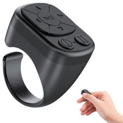 OBOSOE Bluetooth Fjärrkontroll – Trådlös Sidvändare & Fjärrutlösare för iPhone, Android & Surfplattor