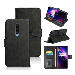 OnePlus 8 WALLET Læder Læder Taske Black