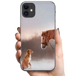 Apple iPhone 11 TPU Matkapuhelimen kuori Härkä & Koira