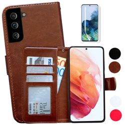 Samsung Galaxy S21 5G - Nahkakotelo / Suoja
