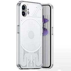 For Nothing -puhelin (1) 5G TPU+PC Anti-Drop -puhelinkotelo Iskunkestävä kristallinkirkas suojakansi