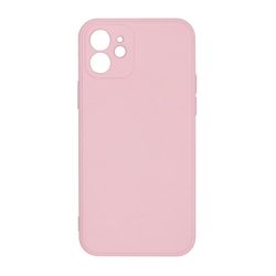 iPhone 12 Silikonskal med Kameraskydd - Rosa