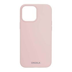Onsala Suojakuori Silikooni Sand Pink - iPhone 13 Pro Max