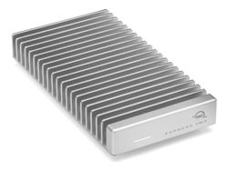 OWC Express 1M2 - Förvaringslåda - M.2 NVMe Card - USB4 - silver