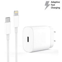1M iPhone 20W USB C snabbladdare OCH USB-C till Lightning kabel
