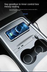 Dokkingstasjon for Tesla modell 3/Y 2x USB A 2X USB C