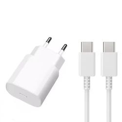 Oplader til Samsung 25W Adapter + 2M Kabel - Hvid