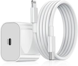 Kompatibel iPhone snabbladdare USB-C strömadapter 20W + 2m Kabel