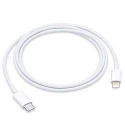 2-Pak iPhone Oplader USB-C til Lightning Kabel - 2 Meter (iPhone/AirPods Opladningskabel) HVID