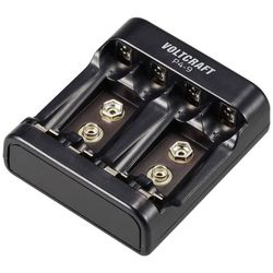 VOLTCRAFT P4-9 Batteriladdare NiMH AAA (R03), AA (R6), 9V block (6F22)