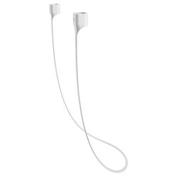 Hörlurshållare - Apple - AirPods - Silikon - Anti-förlust - Magnetisk - 60 cm vit