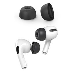 Ahastyle 1 Par AirPods Pro 2 Pluppar i Silikon Svart Small