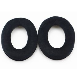 Ørepuder til Sennheiser HD515, HD555, HD595 og HD598 i flannel - Svart