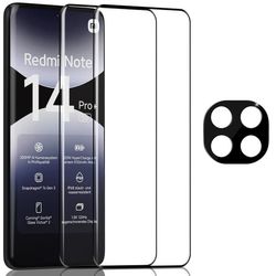 2-Pack Xiaomi Redmi Note 14 Pro Plus Skærmbeskyttelse & 1-Pack linsebeskyttelse - Hærdet Glas 9H - Super kvalitet 3D