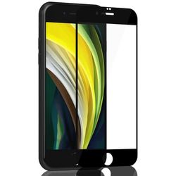 1-Pack Iphone SE (2020-2022) Black Skærmbeskyttelse - Hærdet Glas 9H - Super kvalitet 3D