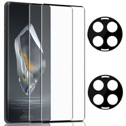 2-Pack Oneplus 12R Skærmbeskyttelse & 2-Pack linsebeskyttelse - Hærdet Glas 9H - Super kvalitet 3D