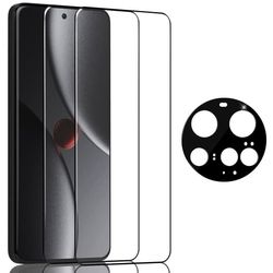 2-Pack Xiaomi 15 Ultra Skærmbeskyttelse & 1-Pack linsebeskyttelse - Hærdet Glas 9H - Super kvalitet 3D