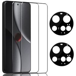 2-Pack Xiaomi 15 Ultra Skærmbeskyttelse & 2-Pack linsebeskyttelse - Hærdet Glas 9H - Super kvalitet 3D