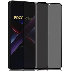 2-Pack Xiaomi Poco X7 Pro Privacy Skærmbeskyttelse - Hærdet Glas 9H - Super kvalitet 3D
