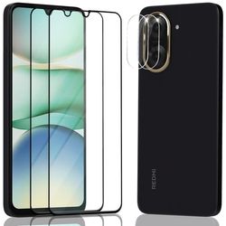2-Pack Xiaomi Redmi A5 Skærmbeskyttelse & 2-Pack linsebeskyttelse - Hærdet Glas 9H - Super kvalitet 3D