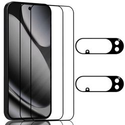 2-Pack Google Pixel 10 Pro XL Skærmbeskyttelse & 2-Pack linsebeskyttelse - Hærdet Glas 9H - Super kvalitet 3D