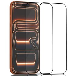 2-Pack iPhone 17 Pro Skærmbeskyttelse - Hærdet Glas 9H - Super kvalitet 3D
