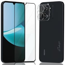 1-Pack Xiaomi Redmi 15C Skærmbeskyttelse & 1-Pack linsebeskyttelse - Hærdet Glas 9H - Super kvalitet 3D