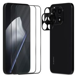 2-Pack Xiaomi 15T Pro Skærmbeskyttelse & 2-Pack linsebeskyttelse - Hærdet Glas 9H - Super kvalitet 3D