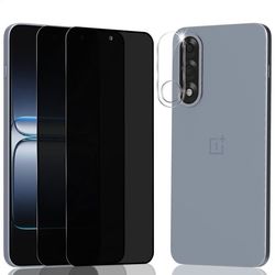 2-Pack OnePlus Nord 5 Privacy Skærmbeskyttelse & 1-Pack linsebeskyttelse - Hærdet Glas 9H - Super kvalitet 3D