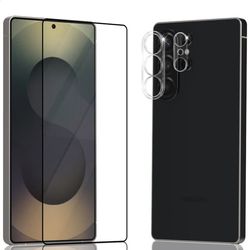 1-Pack Samsung S26 Ultra Skærmbeskyttelse & 1-Pack linsebeskyttelse - Hærdet Glas 9H - Super kvalitet 3D