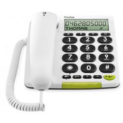 Doro PhoneEasy 312cs -fastnettelefon, hvid