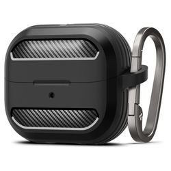 SPIGEN RUGGED ARMOR SAMSUNG GALAXY BUDS 3/3 PRO MAT SVART