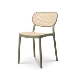 Grön vintage matsalsstol